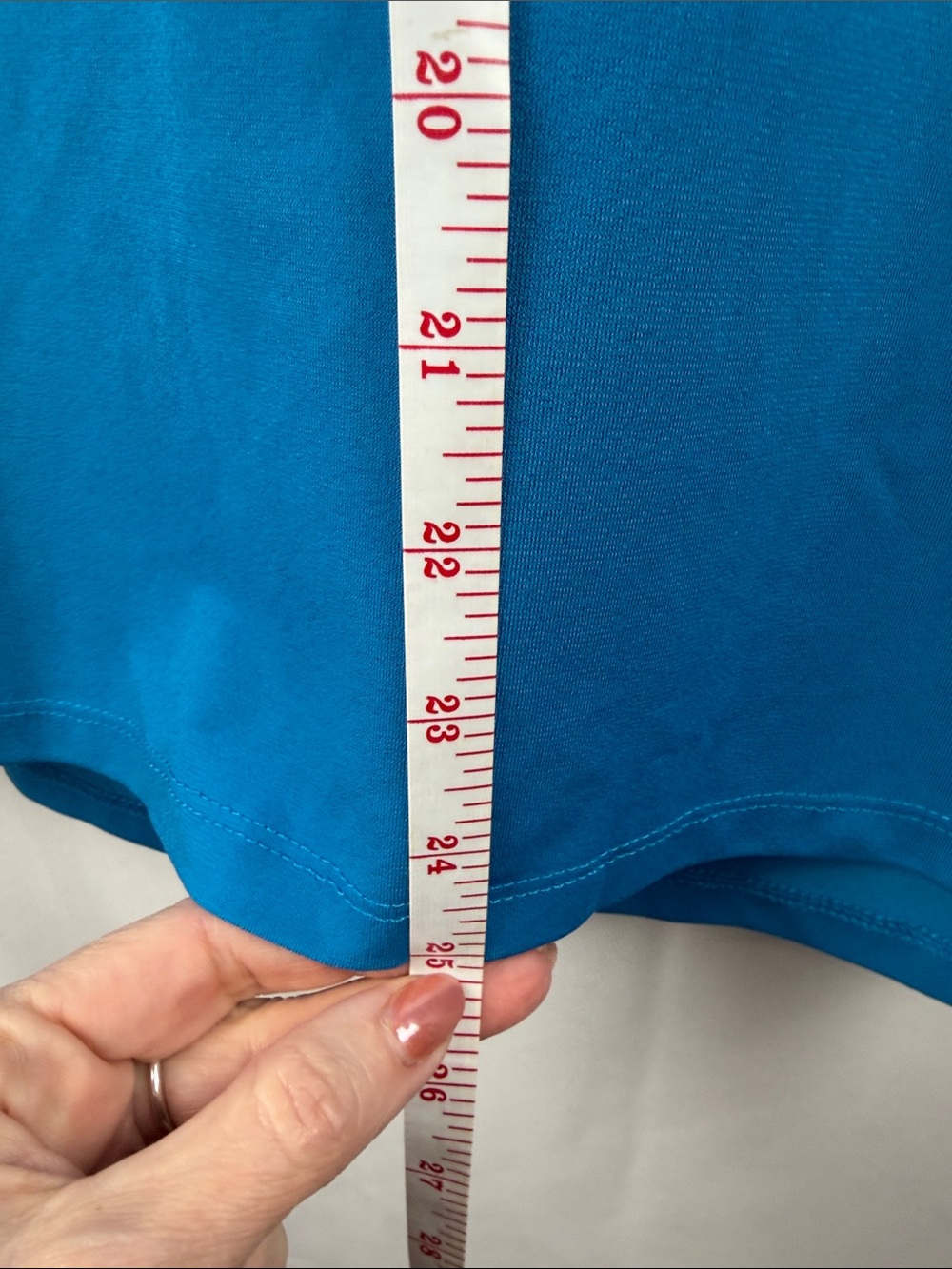 Investments Vibrant Teal Top with Grommet Detail - Picture 7 of 9